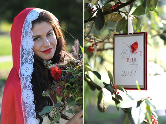 Little Red Riding Hood wedding invitation 2011