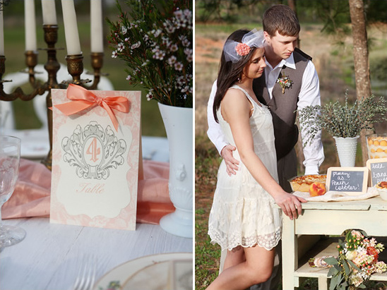 Simply Southern Peach Wedding Ideas