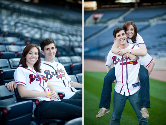 Turner Field Engagement Picture Photo