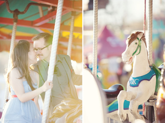 Carnival Meets Wizard of Oz Engagement Shoot