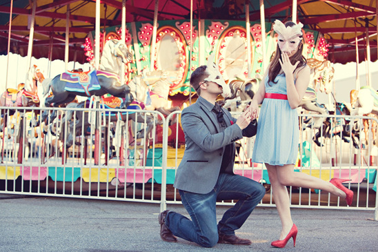 Carnival Meets Wizard of Oz Engagement Shoot