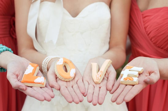 Orange Anthropologie Inspired Wedding