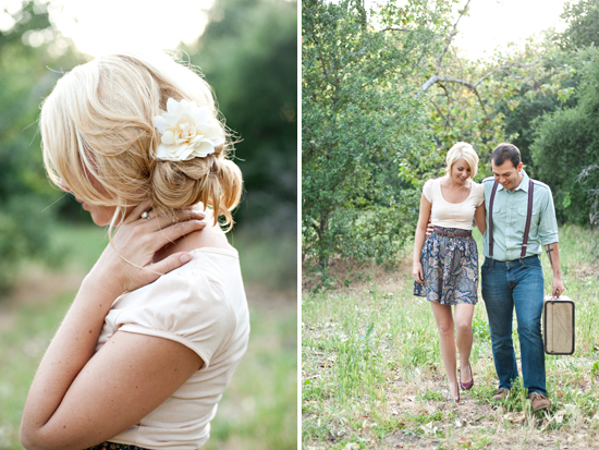 Orange County Vintage Engagement Session