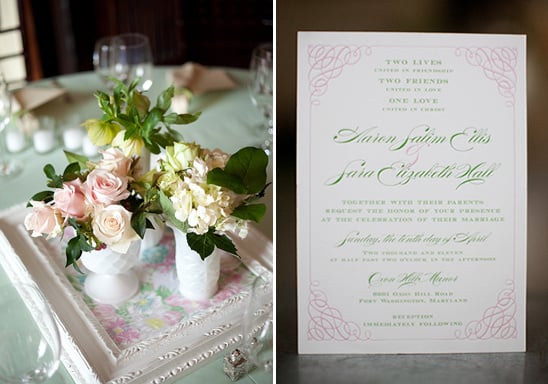 A Maryland Pink And Green Garden Wedding