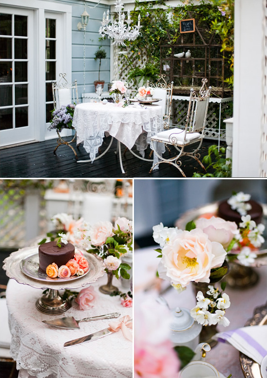 Elegant Backyard Garden Wedding By Michelle Warren Photography