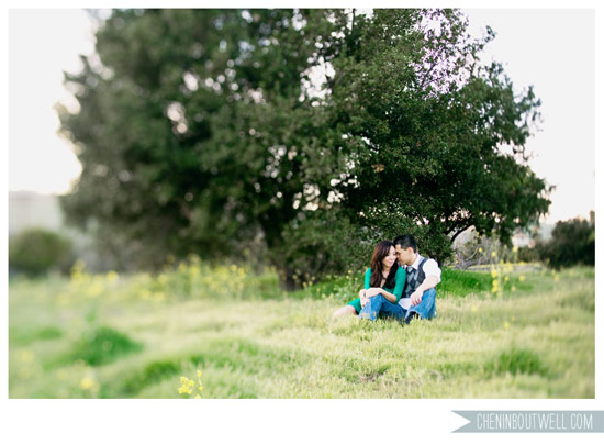 Orange County Engagement Session in the Flower Fields, by Chenin Boutwell