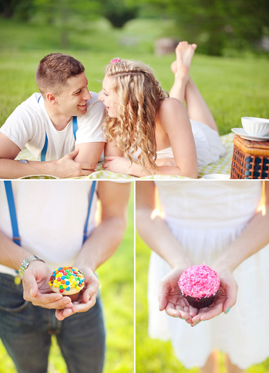 Tea & Cupcakes Engagement Session