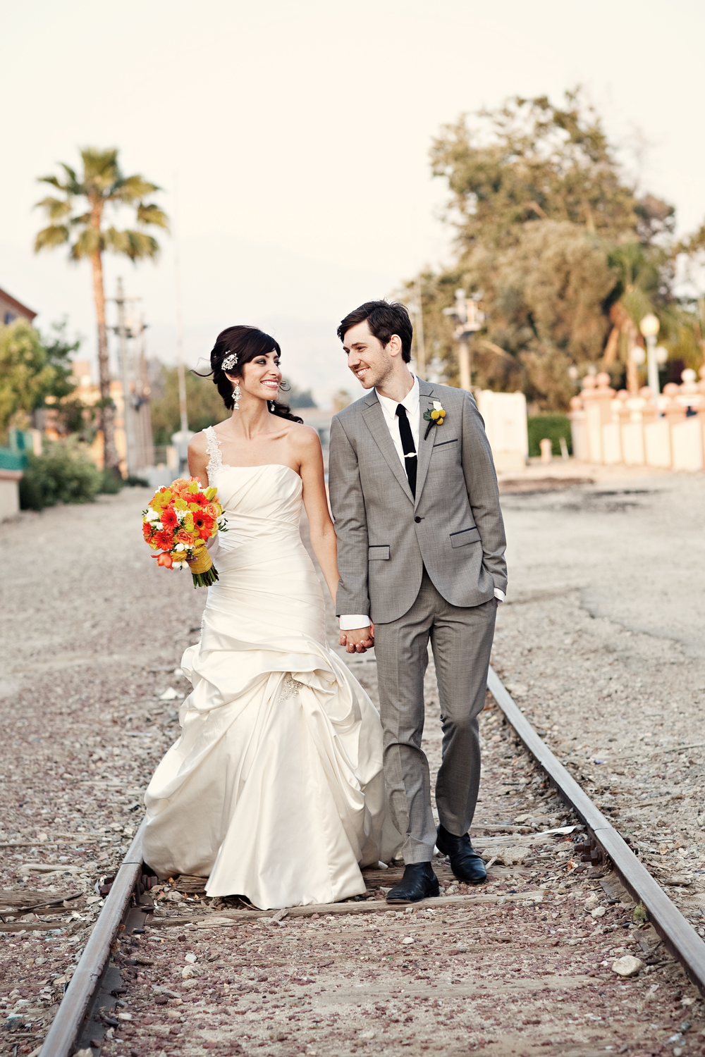 vibrant-yellow-and-orange-wedding