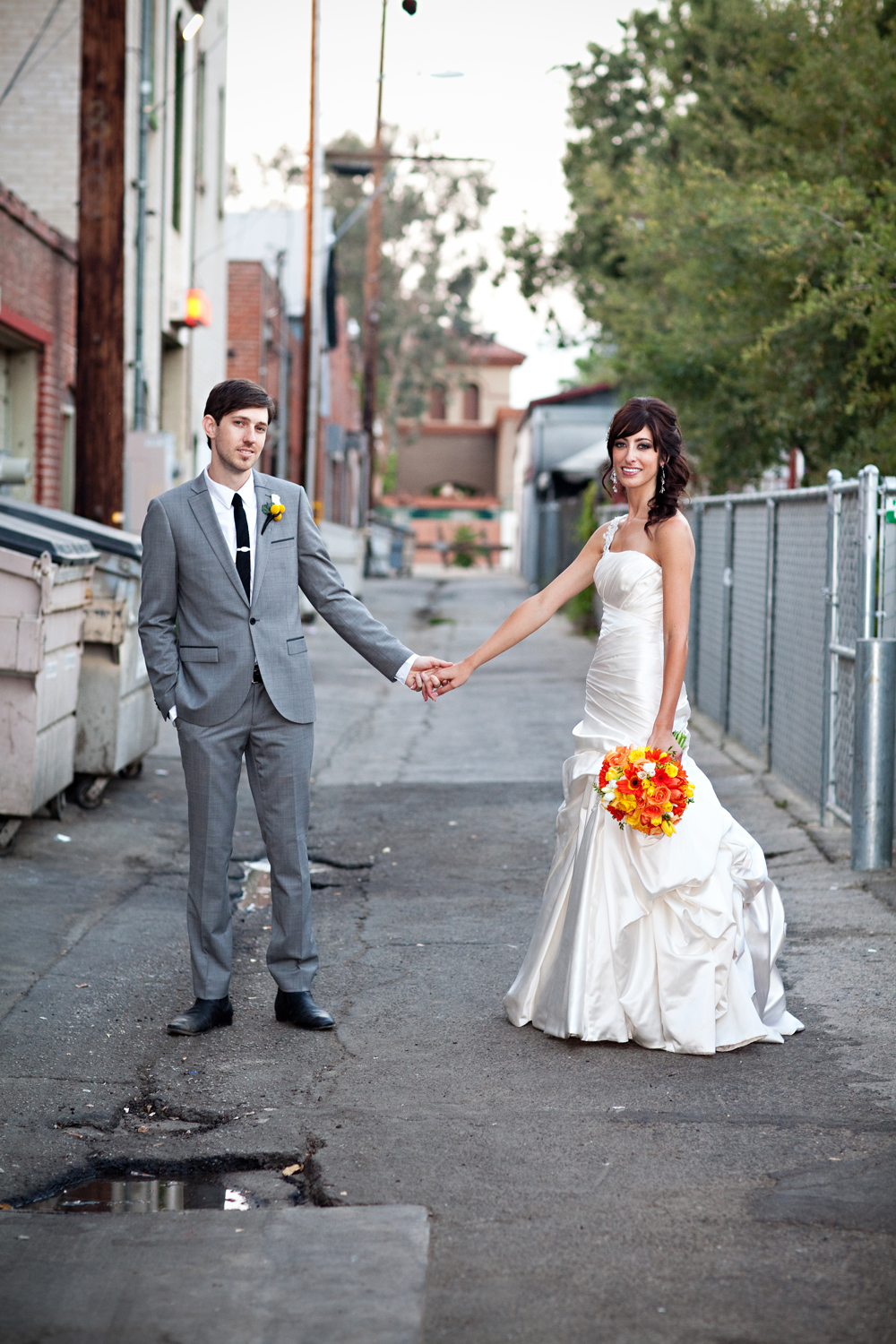 vibrant-yellow-and-orange-wedding