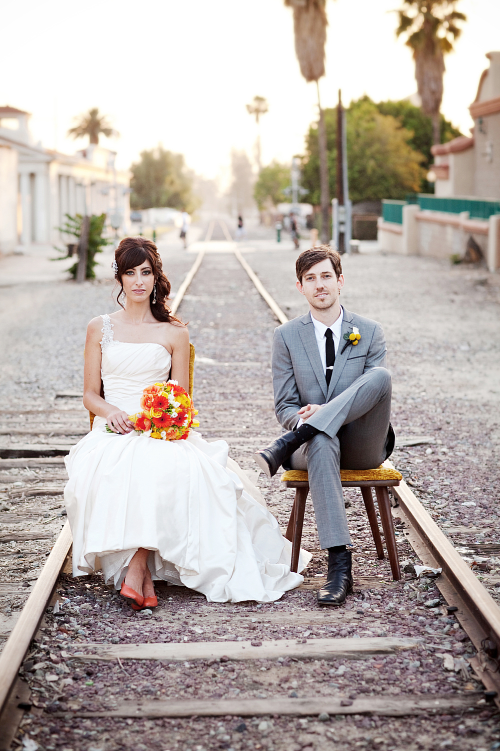 vibrant-yellow-and-orange-wedding