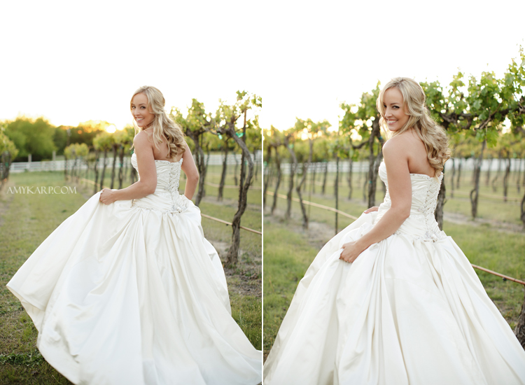Vineyard Bridals Near Dallas Texas by Amy Karp Photography