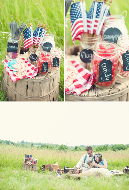 4th of July Engagement Shoot by Shelby Street Photography