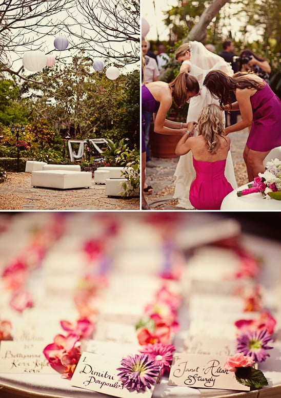 A Dazzling Backyard Oasis Wedding