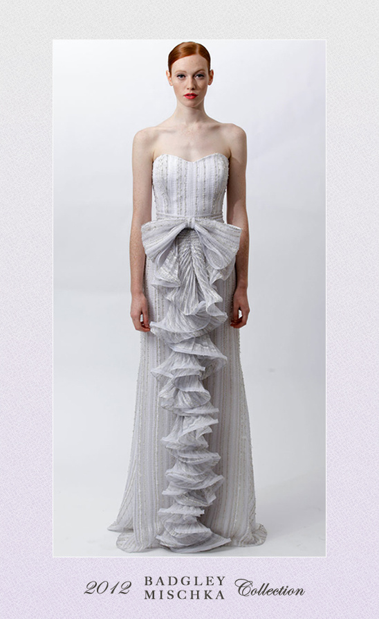 2012 Badgley Mischka Collection gown