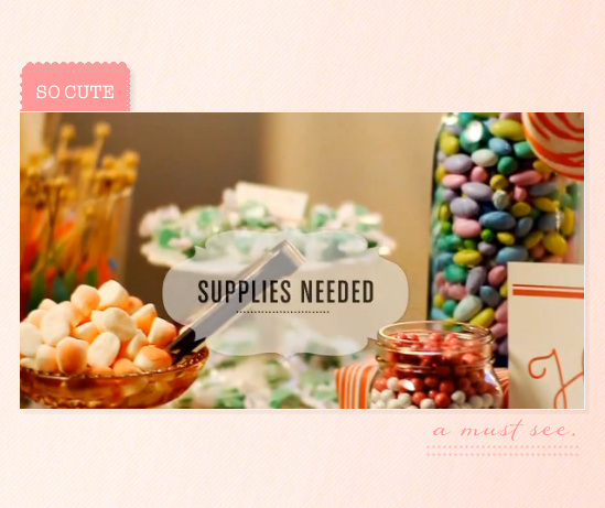 Do It Yourself Candy Buffet