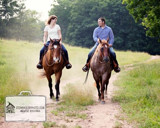 Engagements on horseback!