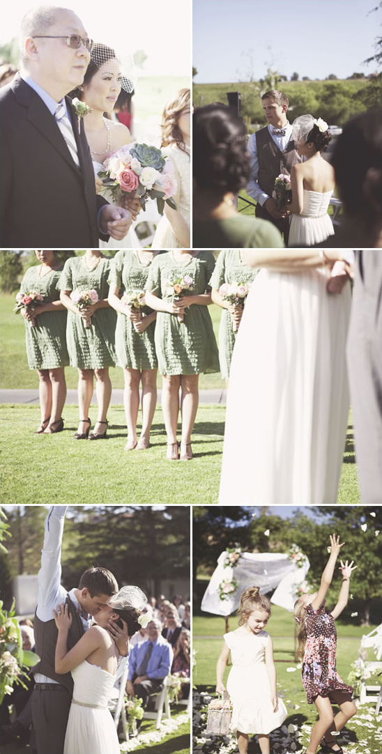 Wedding ceremony and reception photos