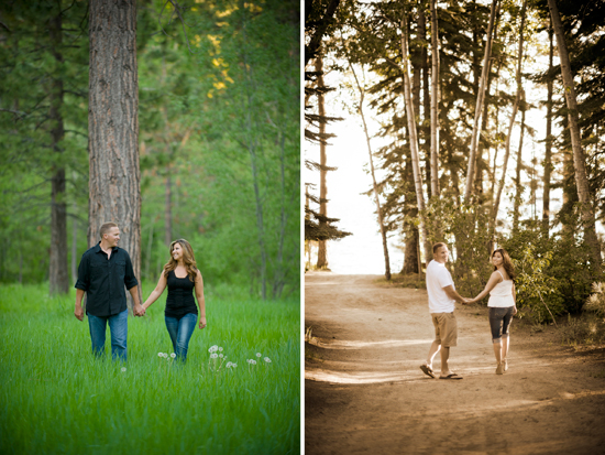 Lake Tahoe engagement session - Photography by Monique