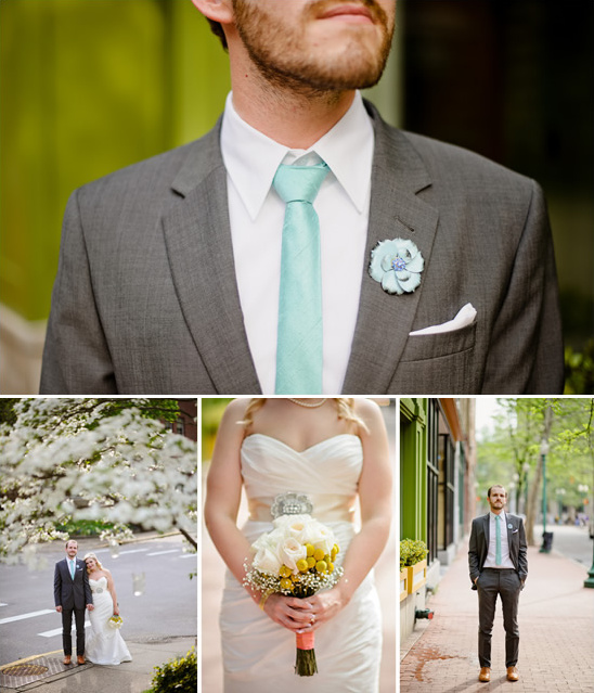 Wedding photos collage of a groom and bride