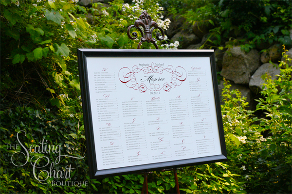 Wedding Seating Chart