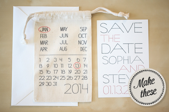 Save The Date Bags