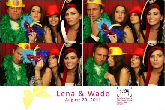 Lena & Wade photo booth 2011