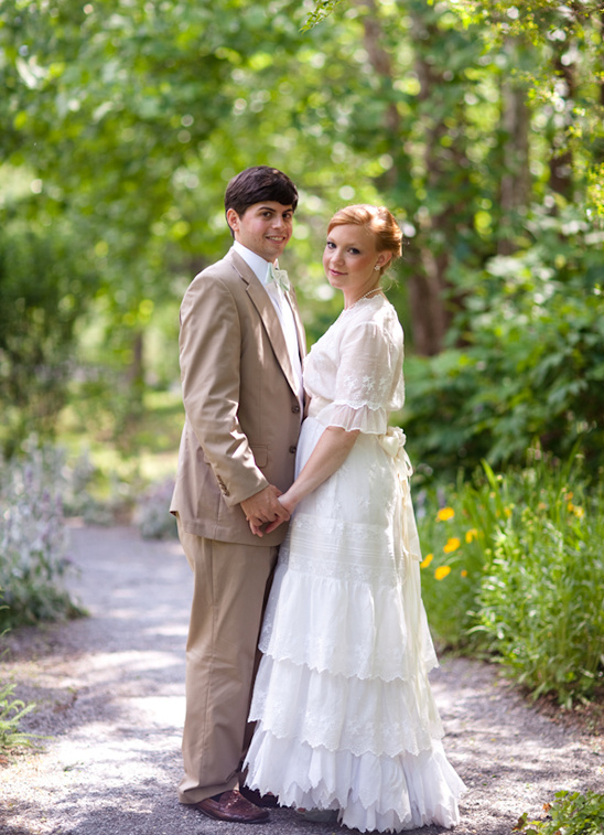 Antique 1920's Wedding Gown And A Wedding