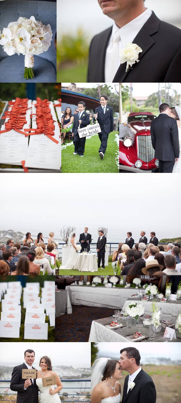 Elegant outdoor wedding with floral decor and loving moments