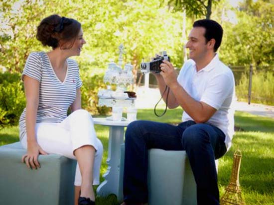 Parisian Picnic Engagement Shoot with Hair, Makeup & Styling by Bride Style Beauty