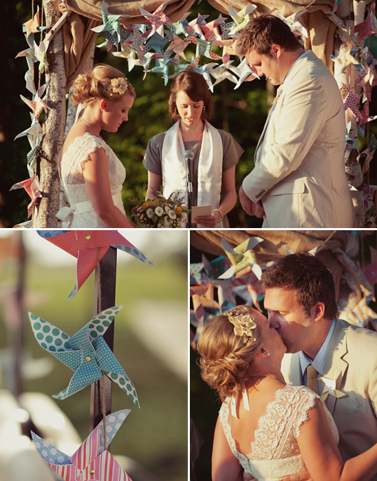 Pinwheel Inspired Wedding