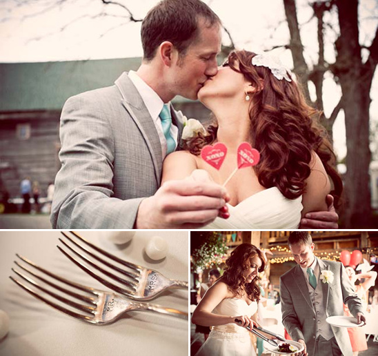 Couple kissing, wedding, love