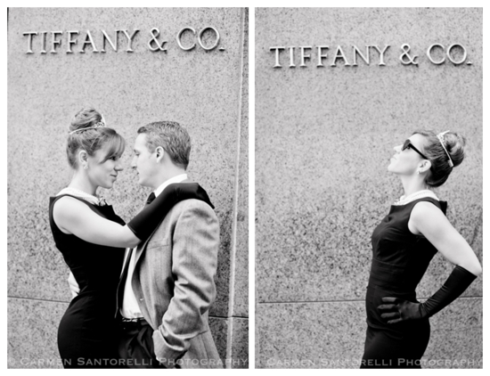 Breakfast at Tiffany's Inspired Engagement Session | New York Wedding Photographer