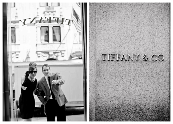 Breakfast at Tiffany's Inspired Engagement Session