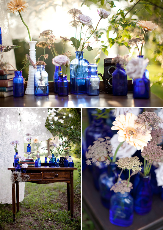blue cobalt vases