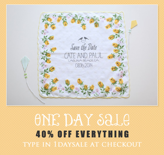 Elegant wedding save the date with floral design and discount sale