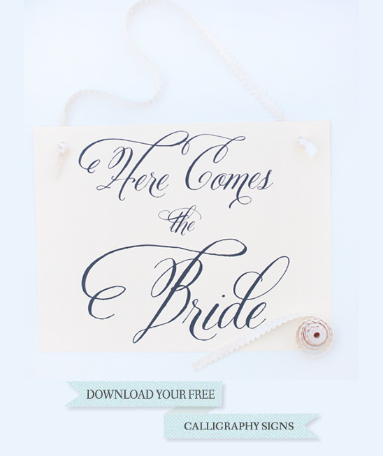 Free Wedding Signs