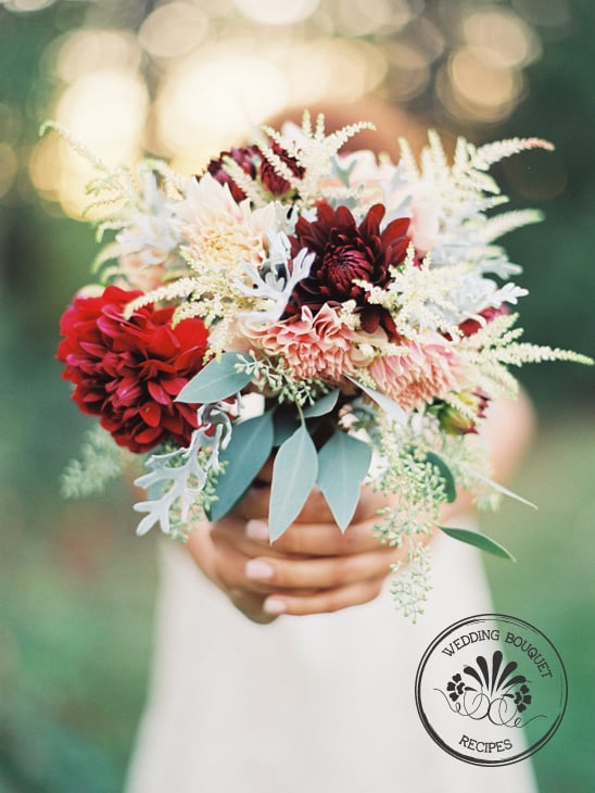 How To Arrange A Dahlia Wedding Bouquet