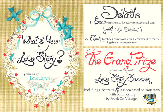Share your Love Story and win a Love Story Session prize
