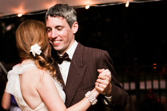 Newlyweds share their first dance as husband and wife