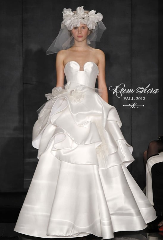 Reem Acra Bridal Fall 2012