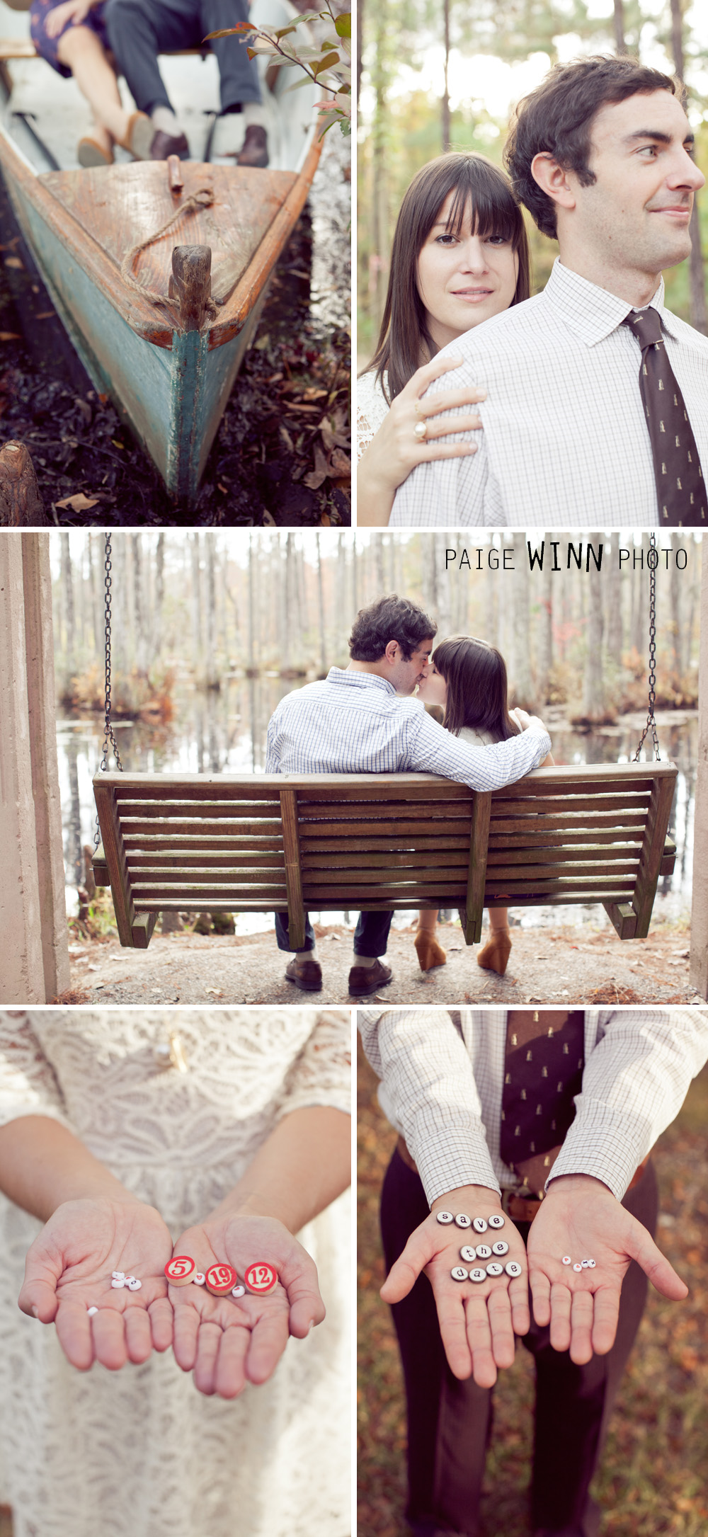 Save the Date Ideas Southern Engagement Session By Paige Winn Photo
