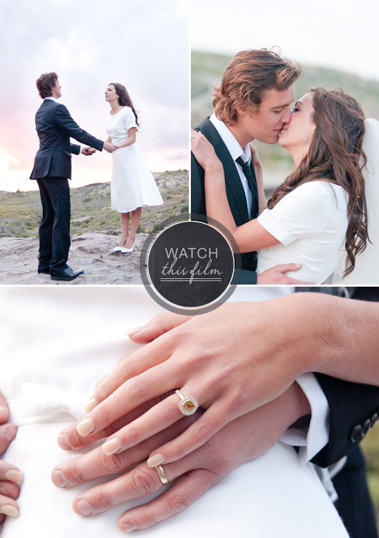 Romantic wedding day images showing a couple in love and vows