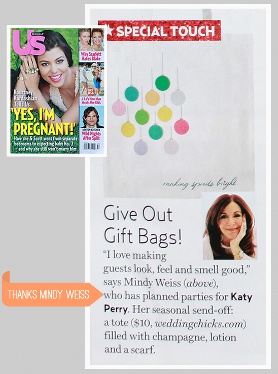 As Seen In Us Weekly Magazine Custom Tote Bags