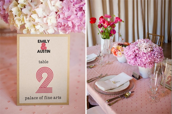 Candy & Pink Balloons | Mad Men | Sixties Vintage Wedding Inspiration
