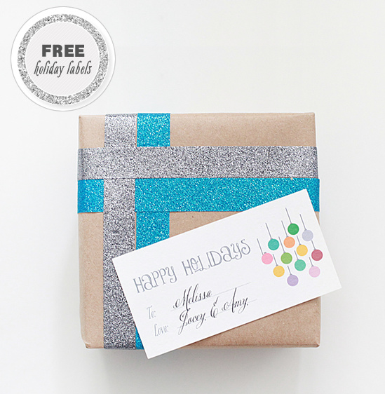 Free Holiday Labels