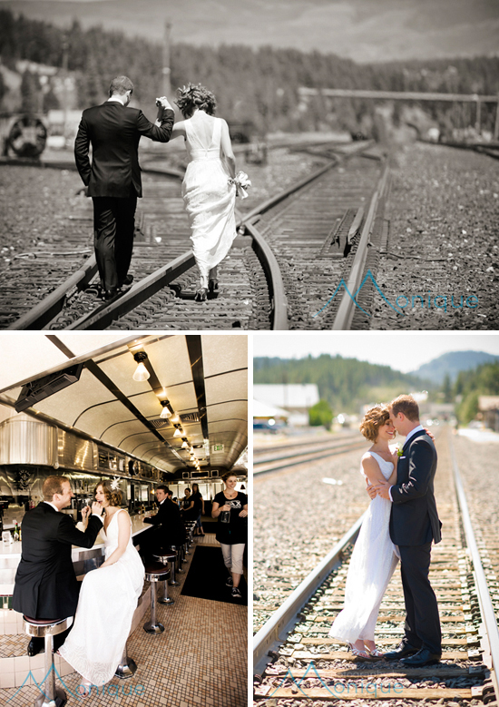Historic downtown Truckee wedding photography