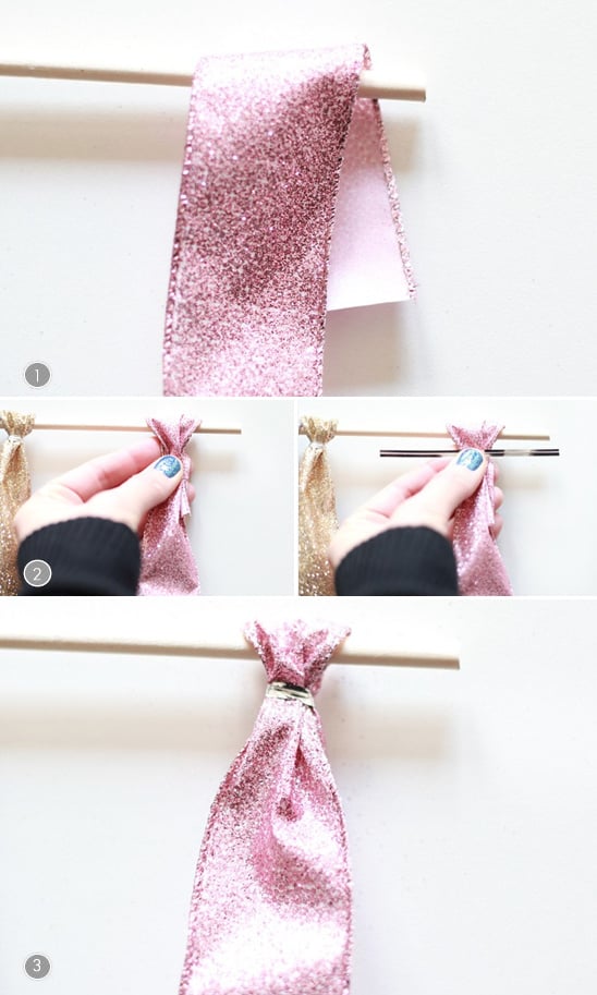 How To Make A Ribbon Backdrop