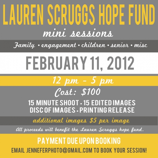 Lauren Scruggs Hope Fund Mini Sessions