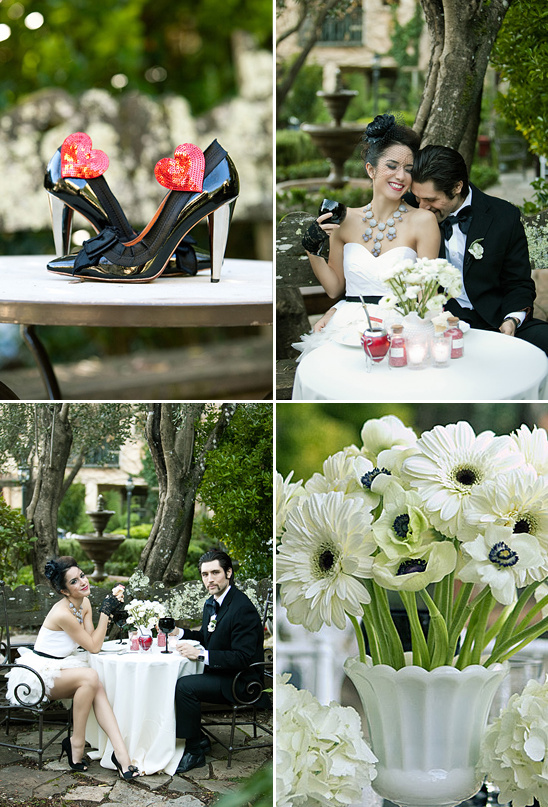 Red, Black And White Wedding Ideas