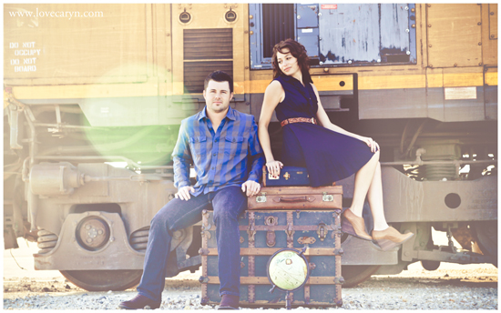 Vintage Travel Engagement Session by The Bird & The Bear Photography